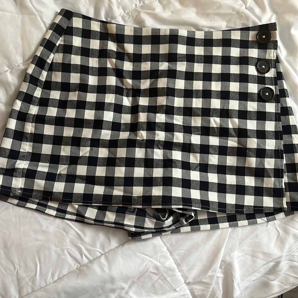 Checkered Skort